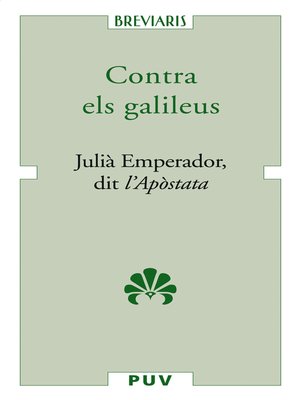 cover image of Contra els galileus